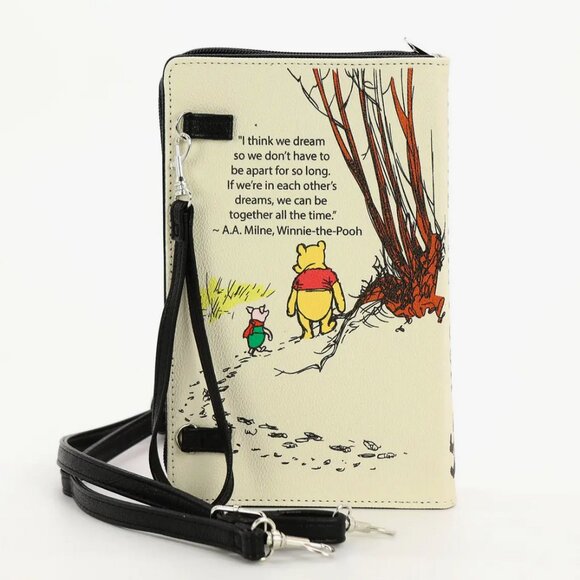 Winnie the Pooh Book Crossbody Purse - Wristlet - Book Lover Gifts - Picture 4 of 7